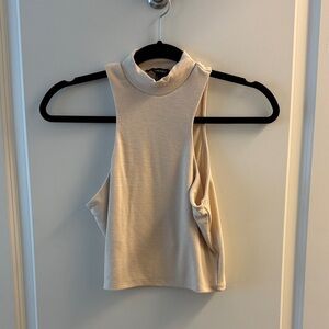 Forever 21 Cream Sleeveless Tank Top